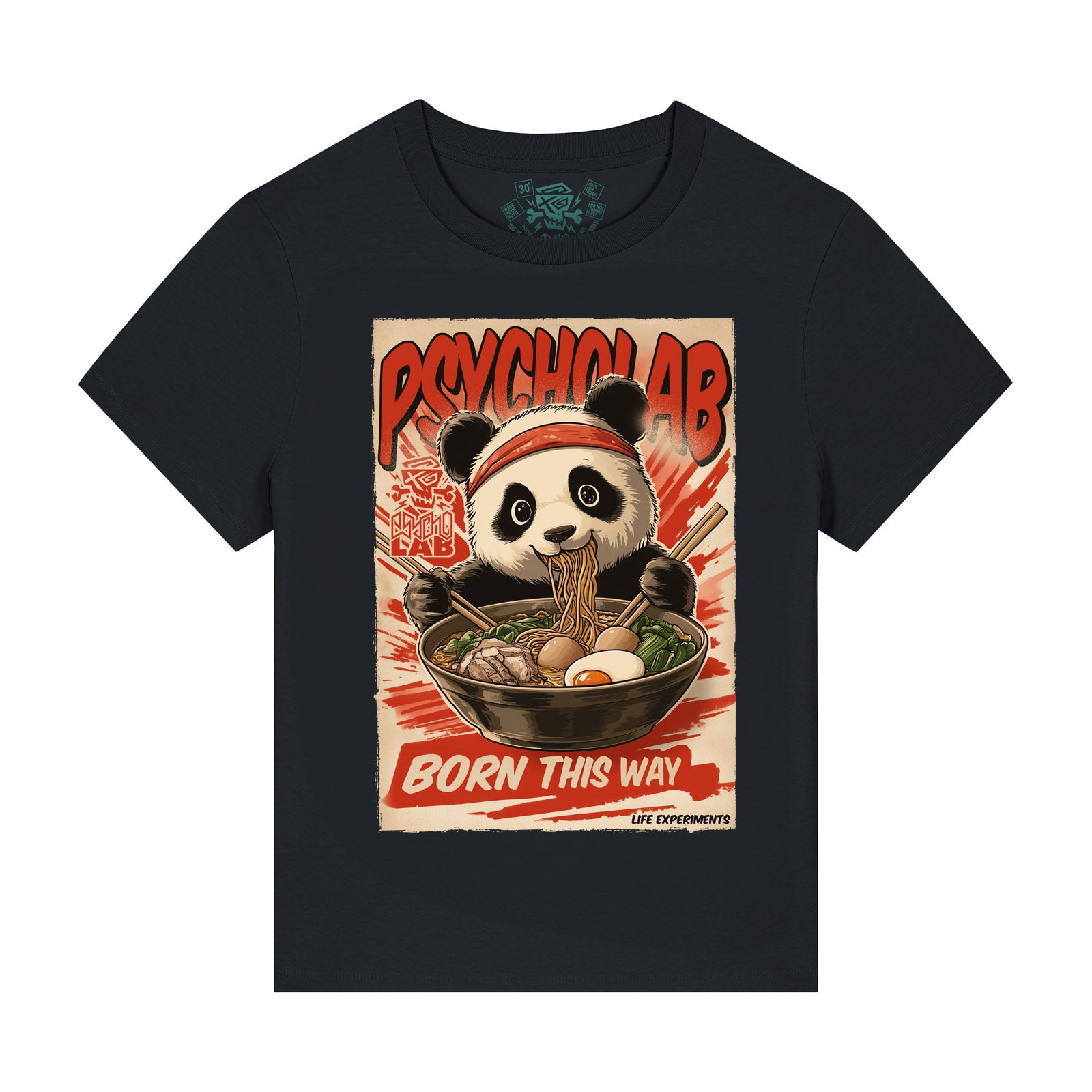 Women Shirt Panda black