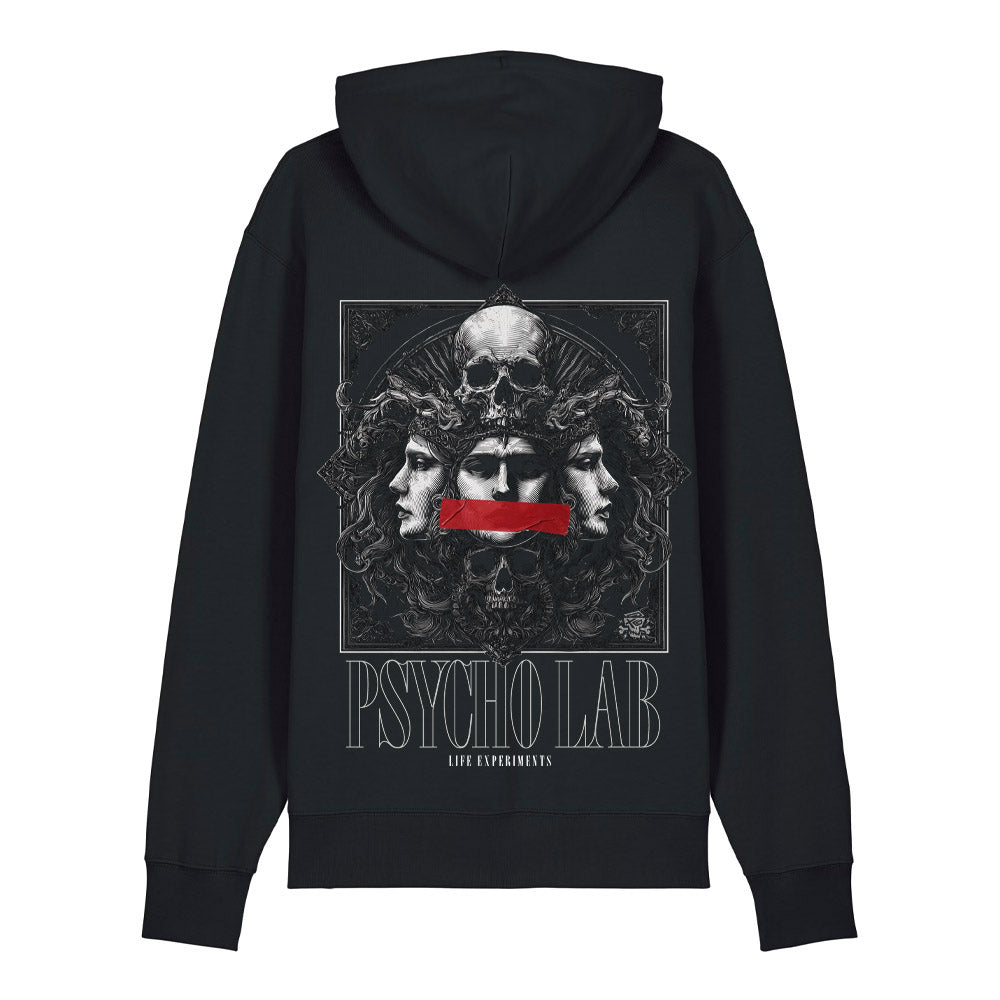 Still Hoodie Black – Skull Art Streetwear, limitiert & nachhaltig
