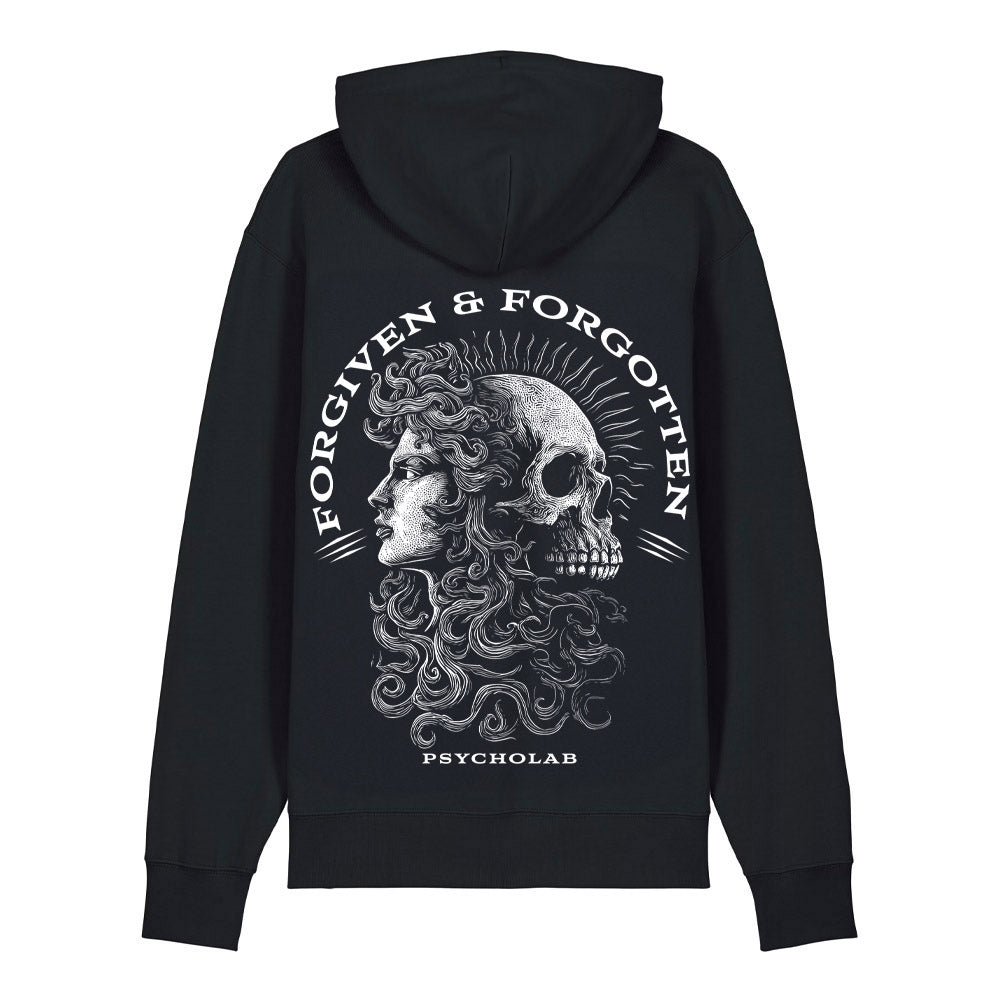 Forgiven Hoodie Black – Skull & Woman Streetwear Statement