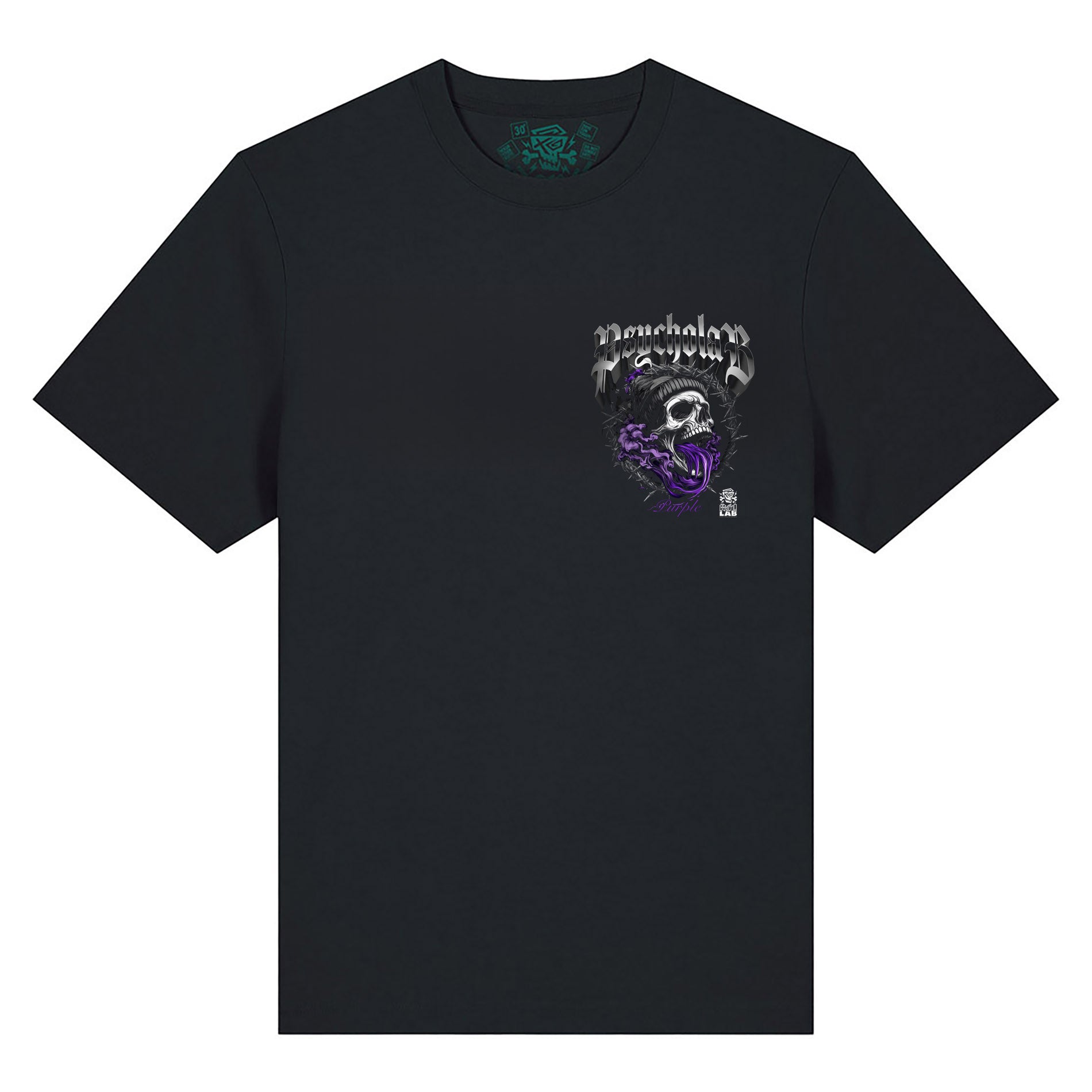 Purple T-Shirt Black