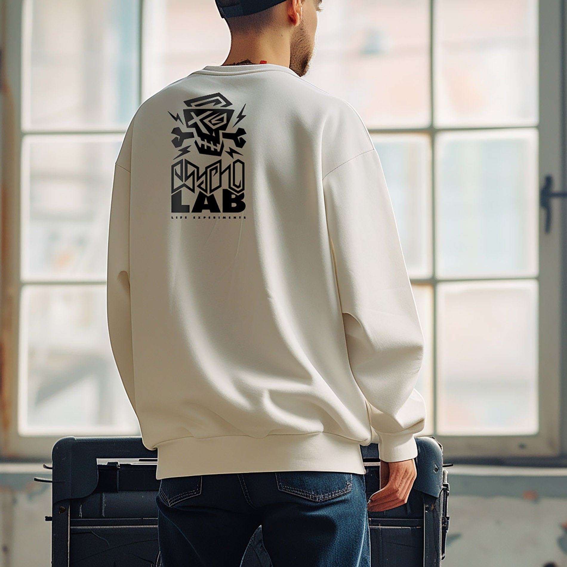 Sweatshirt Logo White