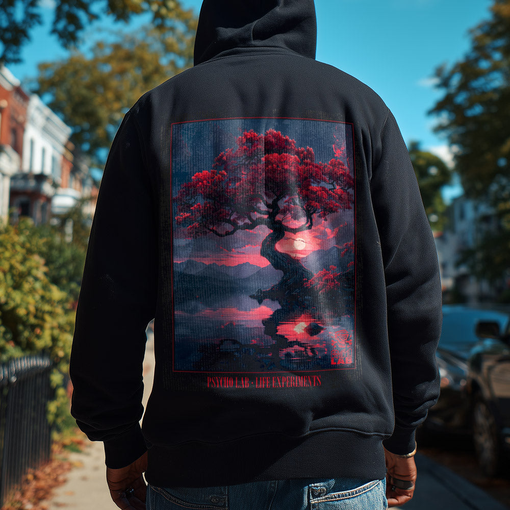 Hoodie Tree Black
