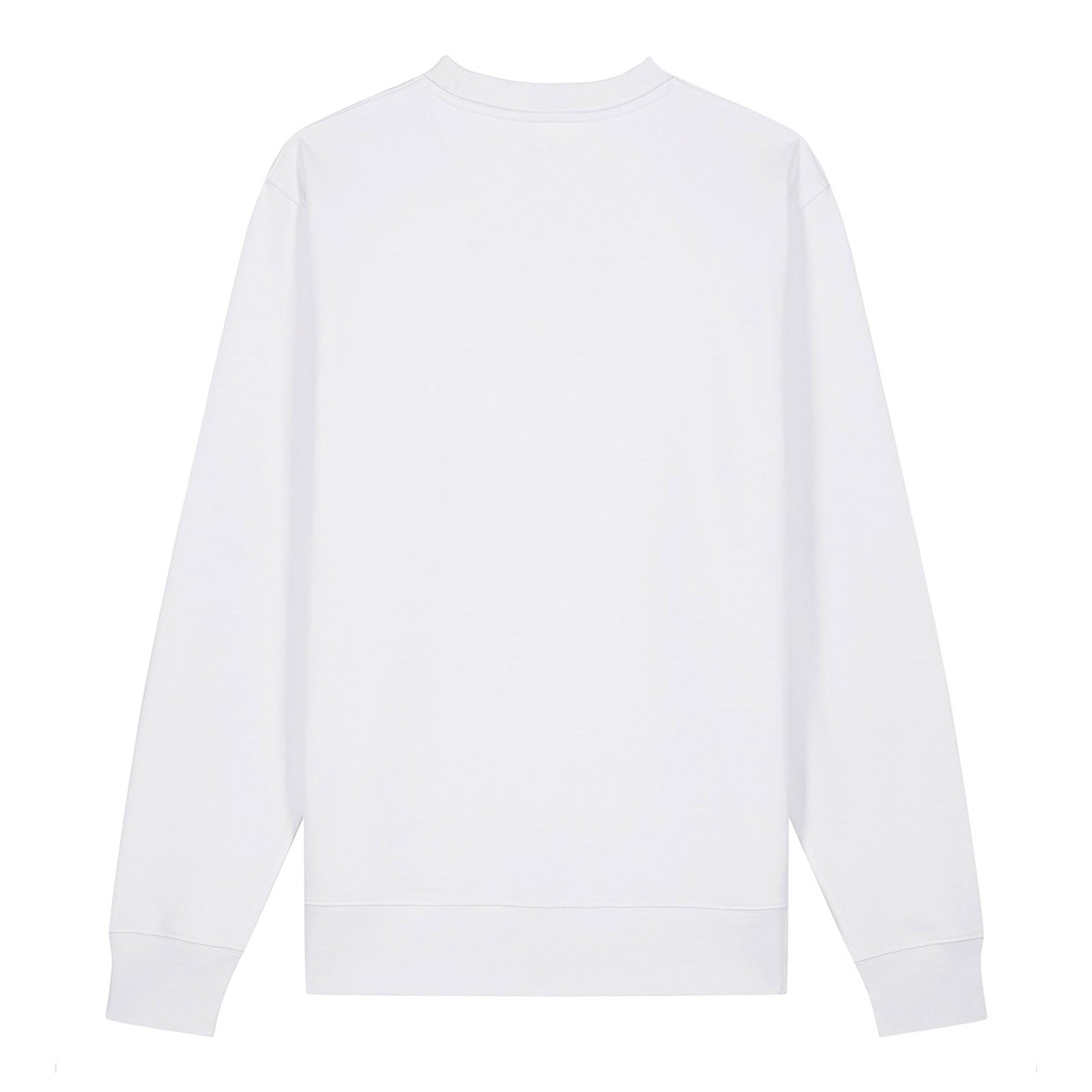 Rabbit Toon Sweatshirt – Weißes Graffiti-Statement aus Bio-Baumwolle