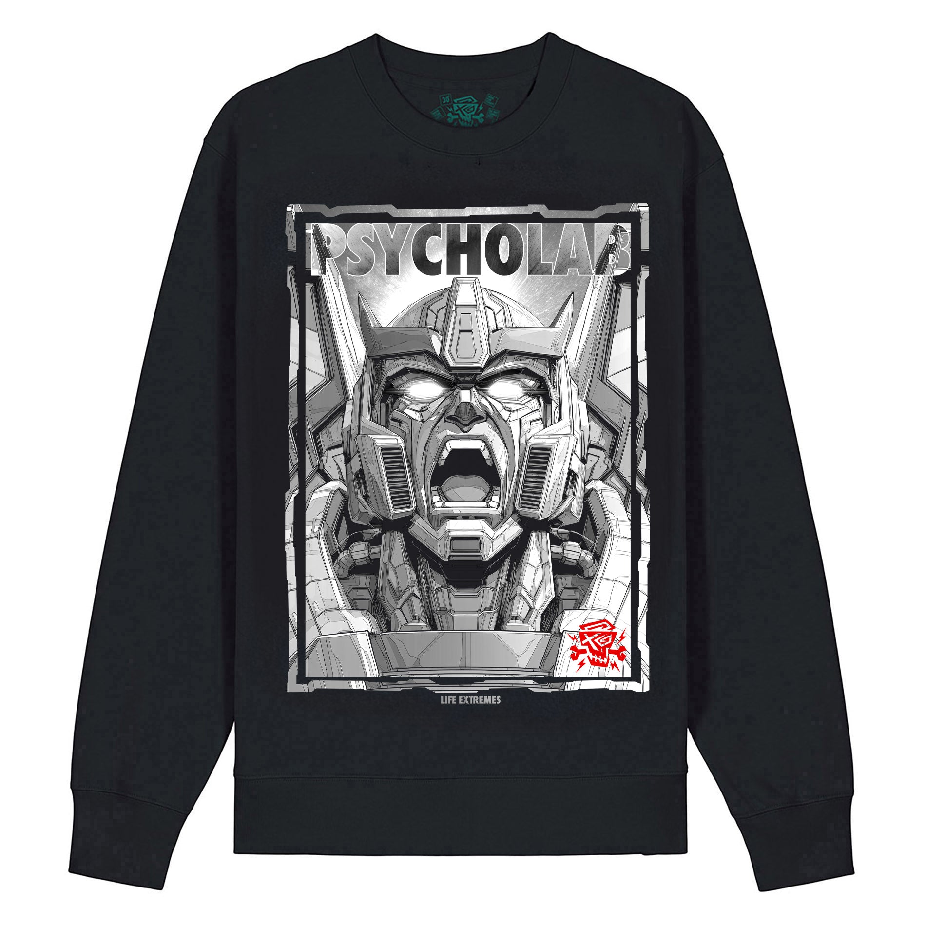 Robot Scream Streetwear Sweatshirt – Chrom-Comic & Urban Graffiti