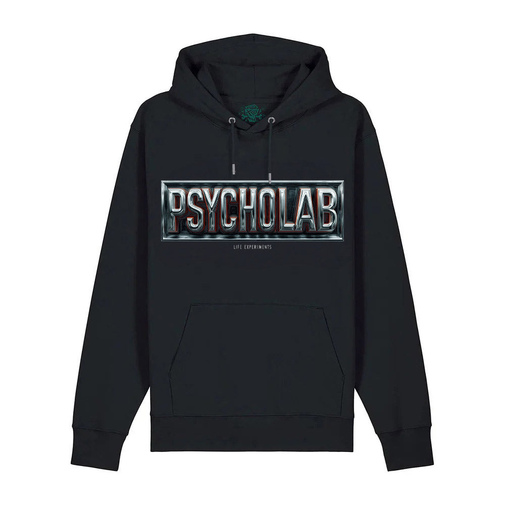 Metal Box Chrome Hoodie – Streetwear Statement in Schwarz